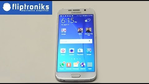 Samsung Galaxy S6 - How To Create Folders - Fliptroniks.com