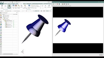 Siemens Nx tutorial revolve | paper |notice Bord Pin  CAD NX siemens