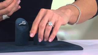 Epiphany Diamonique 100-Facet Ring, 5.20 cttw with Jennifer Coffey