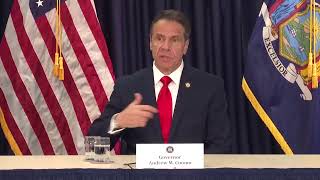 Governor Andrew Cuomo gives a COVID-19 update from New York City