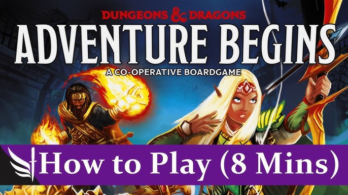 Dungeons & Dragons Adventure Begins: jogo de tabuleiro cooperativo