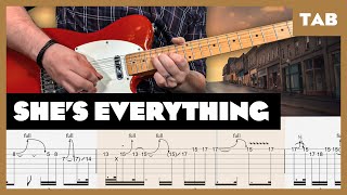 Brad Paisley - She's Everything - Guitar Tab | Lesson | Cover | Tutorial