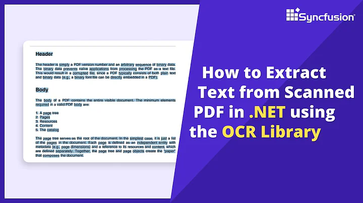 Cách Trích Xuất Văn Bản từ PDF Quét bằng Thư Viện OCR