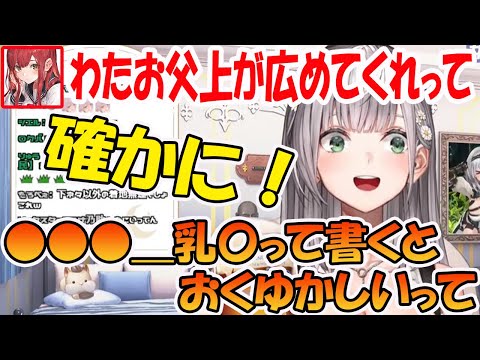 わたお父上の配信に潜り込み、視聴者として「＿乳〇」を広めてしまう白銀ノエル【ホロライブ切り抜き】