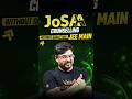 JOSAA without Qualifying JEE Mains | JEE 2026 Result #jee #jeemains #josaa #josaacounseling #shorts