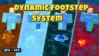 Dynamic Footstep System for Roblox (Audio + VFX)