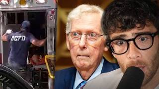 Mitch McConnell Is Officially Dead? | Hasanabi reacts
