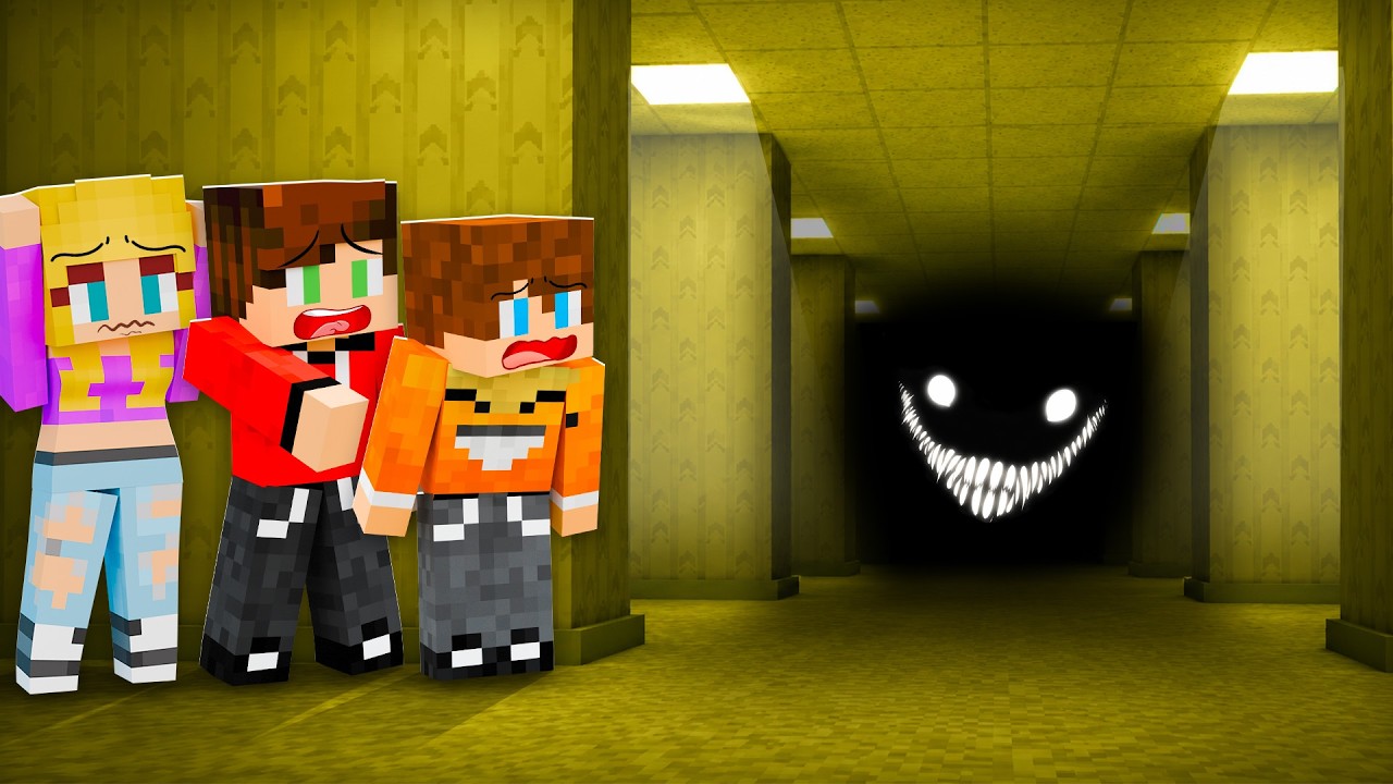 Zostaliśmy UWIĘZIENI w BACKROOMS w Minecraft!