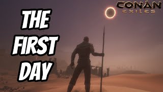 The First Day on a PvP Server - Conan Exiles