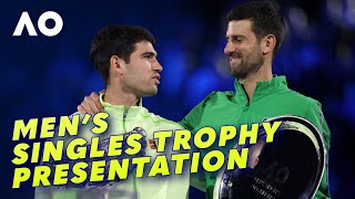 2026 Australian Open Mens Singles Final trophy presentation | Wide World of Sports