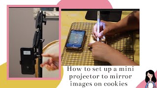 How to use  and set up a pico projector wireless  to decorate cookies 2021 screenshot 4