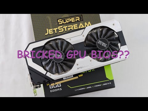 how to fix bricked gpu bios using bios switch method (part 1)