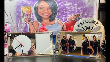 How To Sublimate on Glass Clock Part 2
