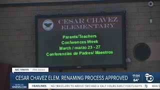 San Diego Unified initiates renaming process for Cesar Chavez Elementary over abuse allegations