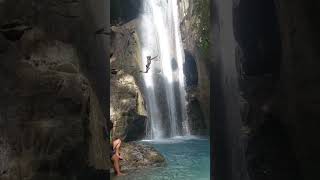 David At Binalayan Hidden Waterfalls. February 2023