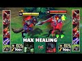 900 AD MAX HEALING AATROX vs MAX HEALING WARWICK & Best Moments!