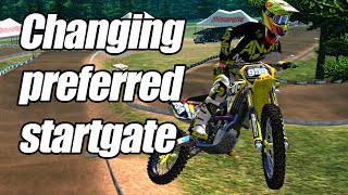 How to change your gate preference online - Mx Simulator