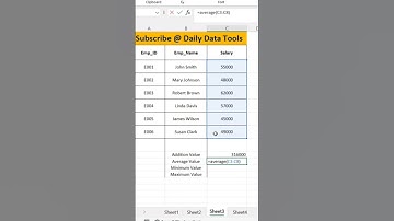 Basic Excel Formulas  #basicexcel #excelformula #microsoftexcel #office365 @DailyDataTools