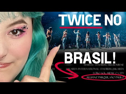 TWICE NO BRASIL! Minha experiência no allianz 