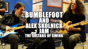 Bumblefoot and Skolnick Jam The Sultans Of Swing On Jason Becker