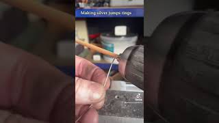 Making silver jump rings ASMR