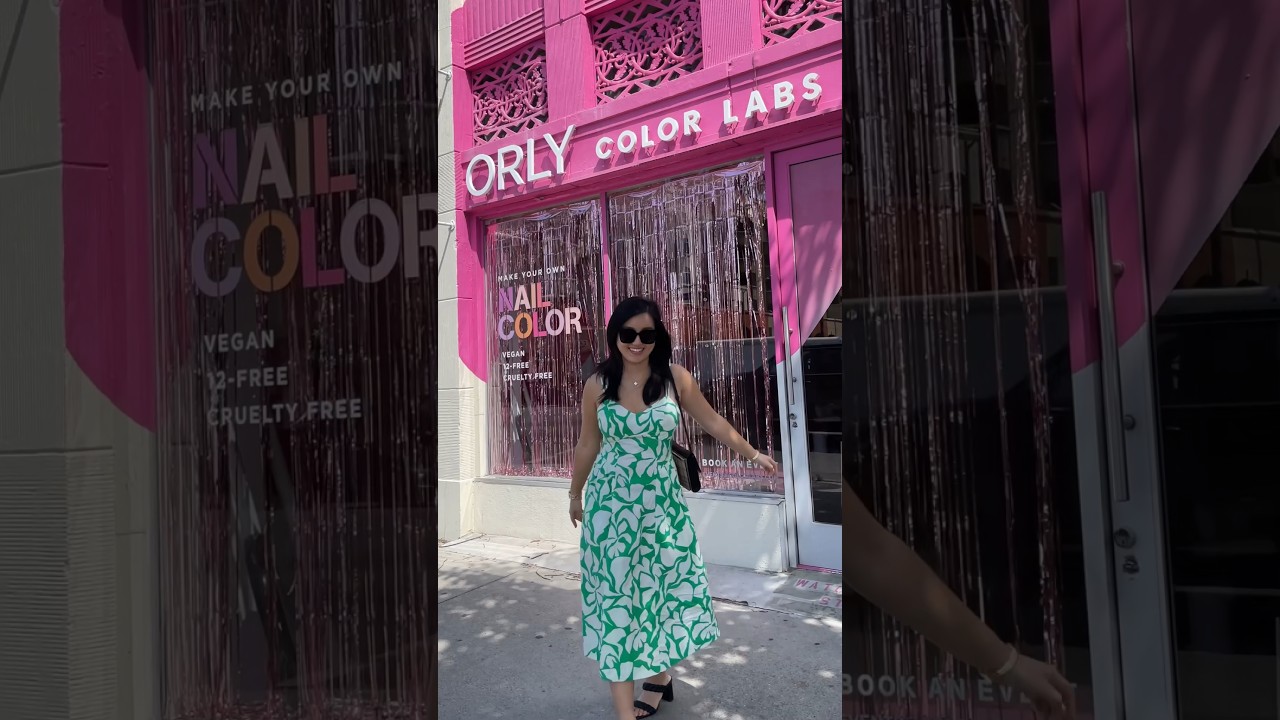 Creating my custom nail polish at Orly Color Labs! What a fun experience, stay tuned for Part 2 🤩