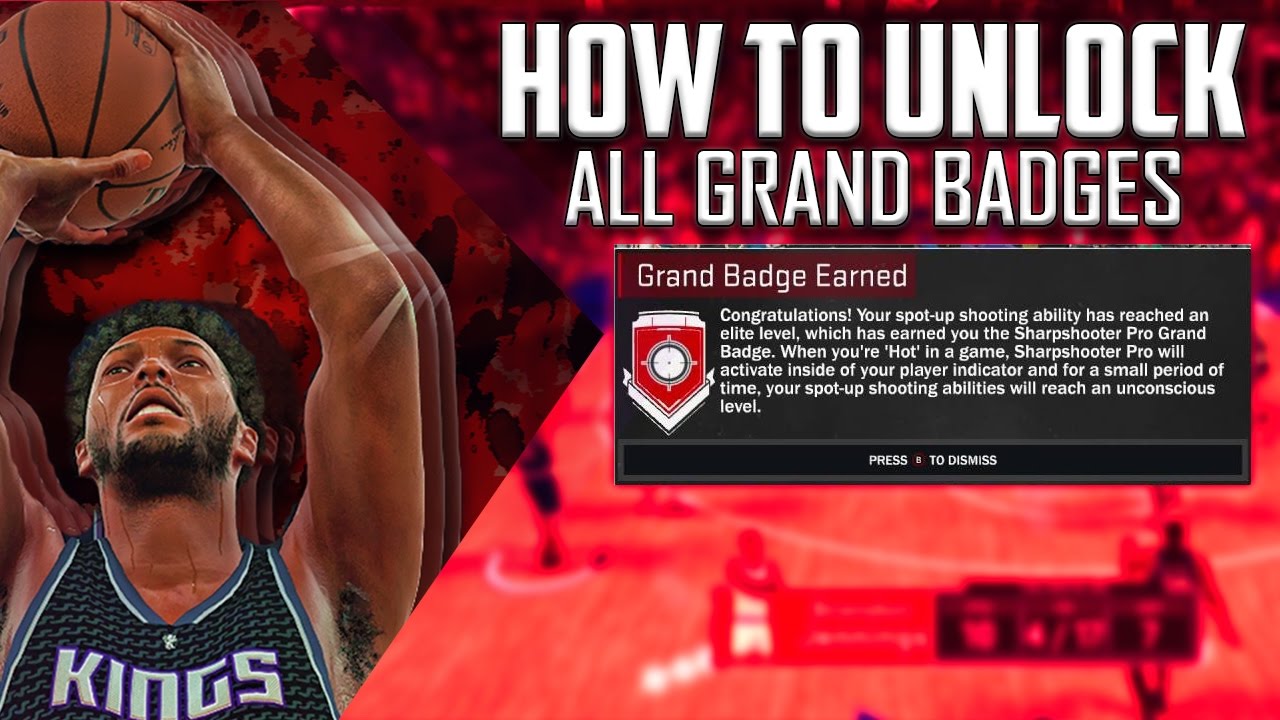 NBA 2K17 Grand Badge - How to Unlock Any Grand Badge for All Archetypes - YouTube