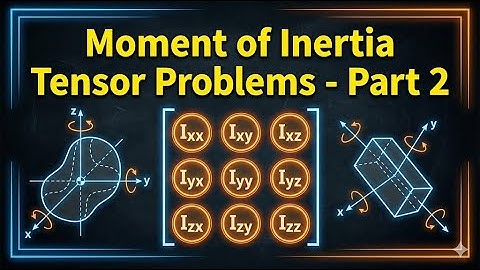 Moment of Inertia Tensor Problems Part 2