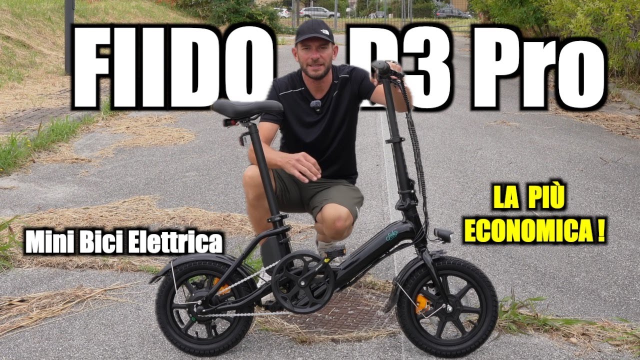 Bici Elettrica la PIÙ COMPATTA, ECONOMICA, LEGGERA e TRASPORTABILE ! Fiido d3 pro