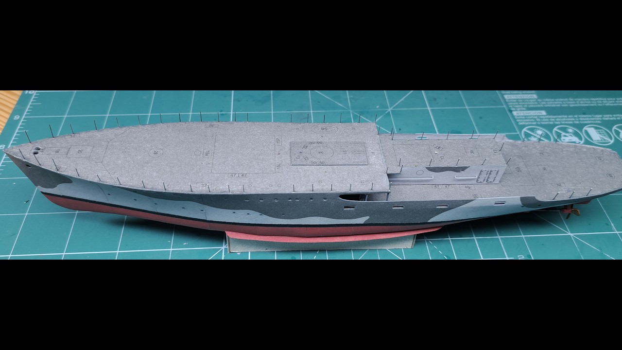 ペーパークラフト I-402 SEN-TOKU を制作 GPM PAPER-CARD MODEL 1/200