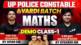 UP Police Constable | Vardi Batch | UP Constable Maths Demo Class 1 by Utkarsh Sir