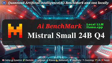 Mistral Small 24B Q4 Benchmark (AI Comparison)