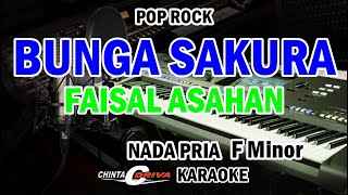 karaoke bunga sakura nada PRIA F minor kn7000 lagu faisal asahan