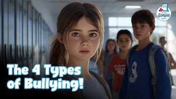 4 Types of Bullying for Kids - Verbal, Physical, Social, Cyber Bullying - Health Lesson for Students