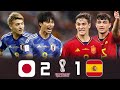 اليابان تصدم إسبانيا بهدف مثير للجدل في عودة مذهلة اليابان 2 1 إسبانيا كأس العالم 2022