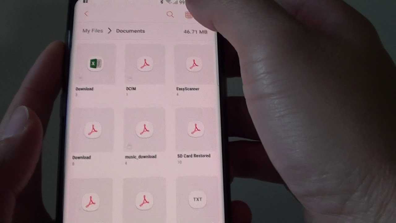 Samsung Galaxy S8 How to Manage and Organize Files With My Files YouTube