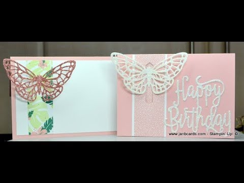 No.477 - Butterfly Closure Card - JanB UK #7 Top Stampin' Up ...