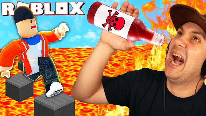Roblox But I EAT HOT SAUCE Every Time I Fail...