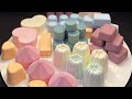 Satisfying crushing sounds |  Mix baking soda with the colors | ASMR