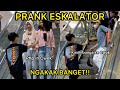 Prank natap cwek cwok di eskalator berujung salting part iii