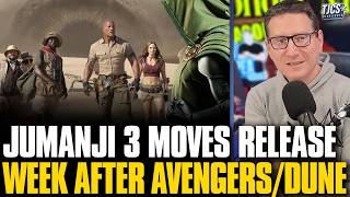 Jumanji 3 Moves Release Date To Week After Avengers Doomsday And Dune 3
