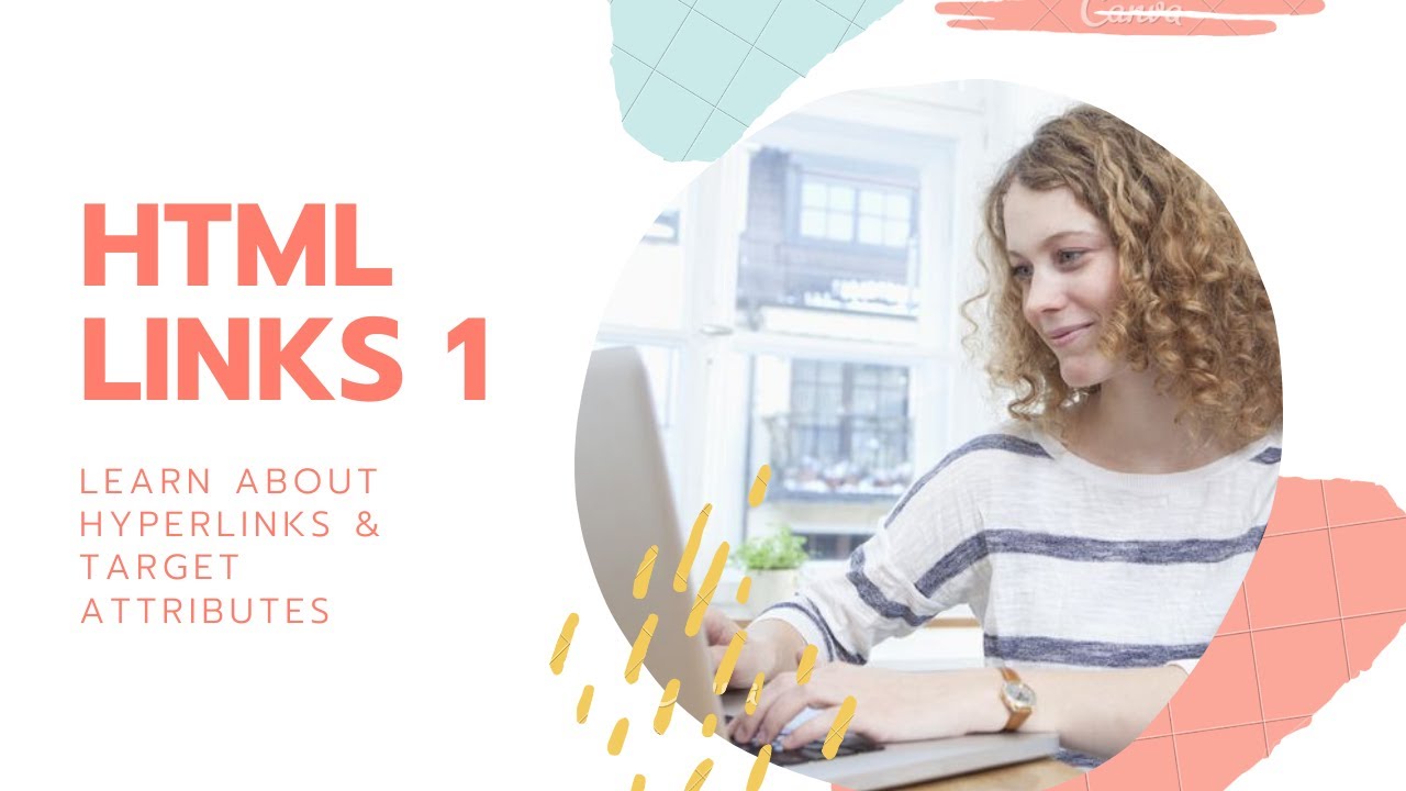 HTML LESSONS : How to Create Hyperlinks Part 1 - YouTube