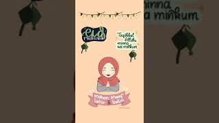 Ucapan Idul Fitri dari Stiker Instagram