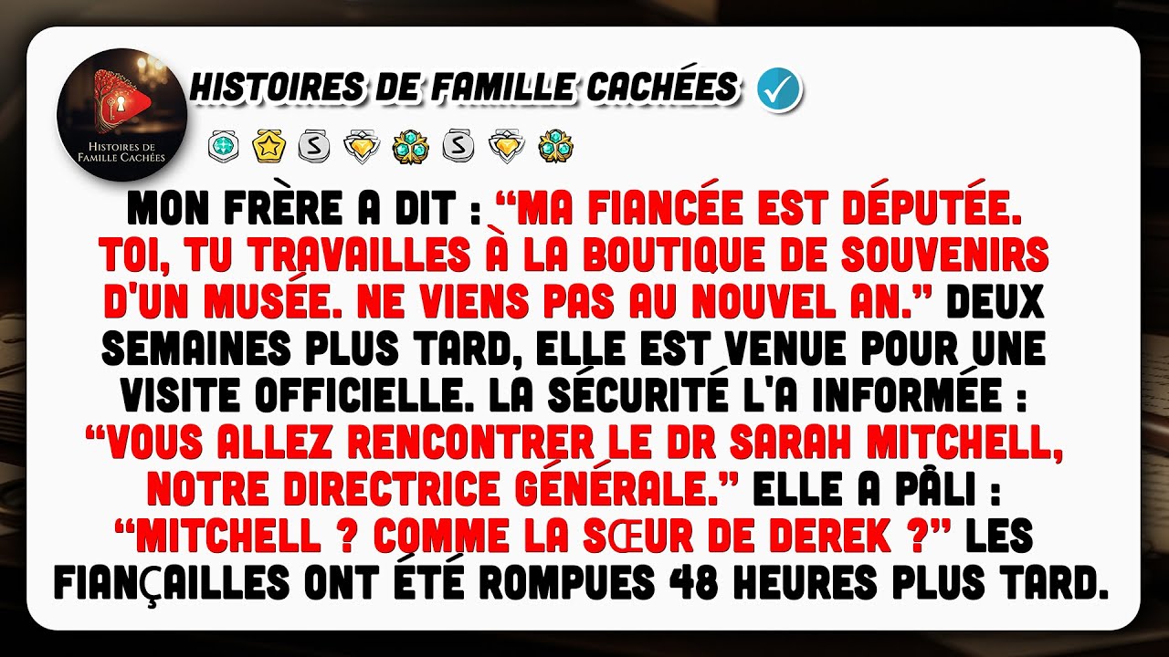 Mon téléphone a vibré alors que je révisais le budget d’une exposition au musée. Un SMS de mon frère Derek : « Pour le réveillon, on fait quelque chose de plus intime, juste avec l’entourage...