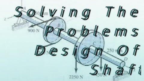#Problem solving on design of shaft