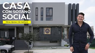 Casa con SÓTANO e INTEGRACIÓN de COCINA con SALA COMEDOR | Obras Ajenas | AK HABITARÉ