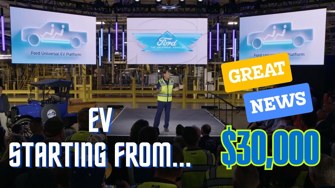 $30K Ford EV Truck Revealed – Cheapest Electric Pickup Yet