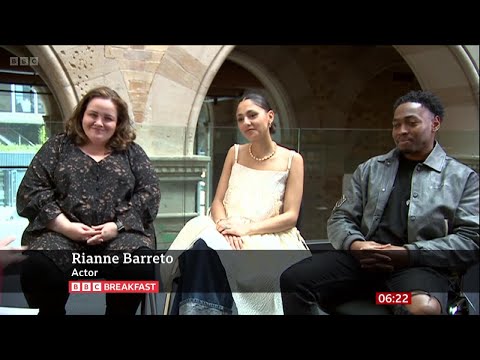 Jessica Gunning, Rhianne Barreto, Gamba Cole (The Outlaws Actors) On BBC Breakfast [25.04.2024]