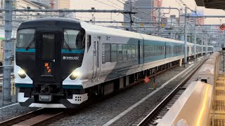 E257系　特急踊り子16号　高輪ゲートウェイ駅通過