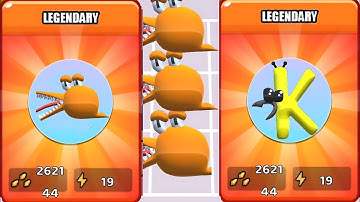 Merge Alphabet Monster Fusion Vs Merge Number Run ⭐ Number Lore ⭐ Alphabet Run ⭐ Abcdefgwxyz